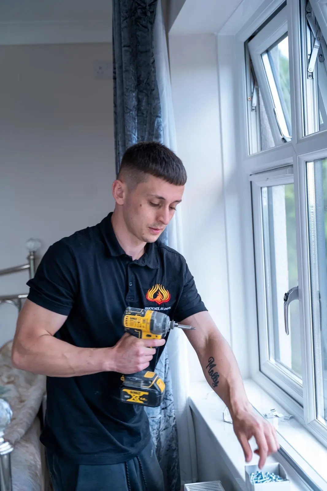Water-resistant plantation shutters professionally measured and fitted in a Chepstow bathroom